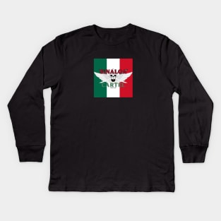 El Sinaloa Cartel Meme By Abby Anime(c) Kids Long Sleeve T-Shirt